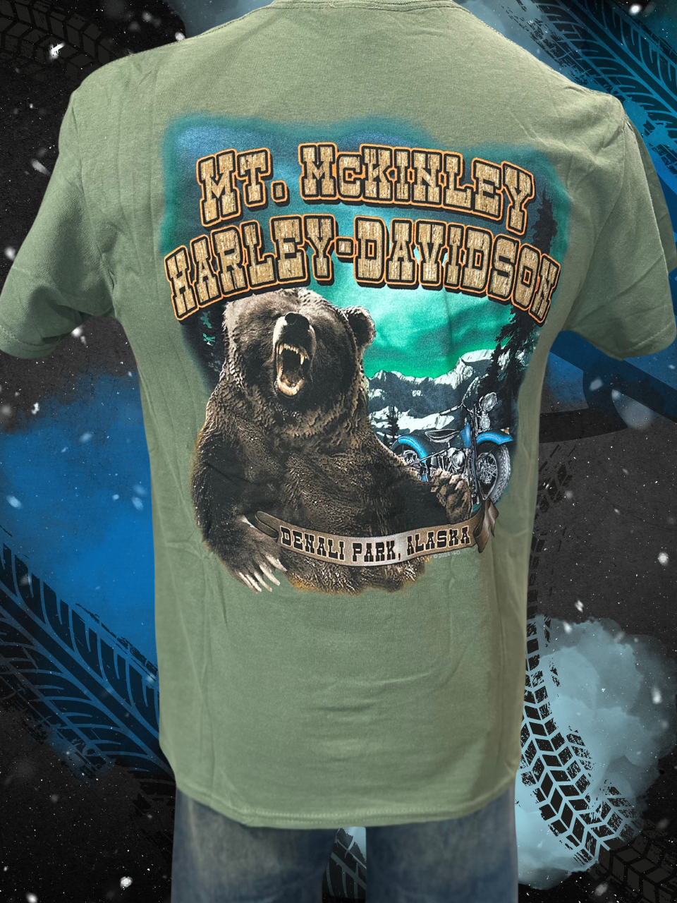 GRIZZLY M/C MOUNTAINS - SHORT SLEEVE MENS