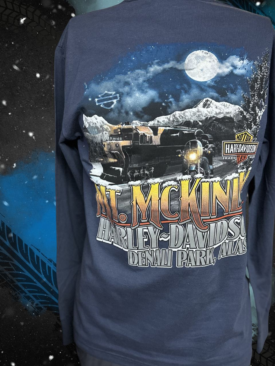 Winter Night Train Long Sleeve