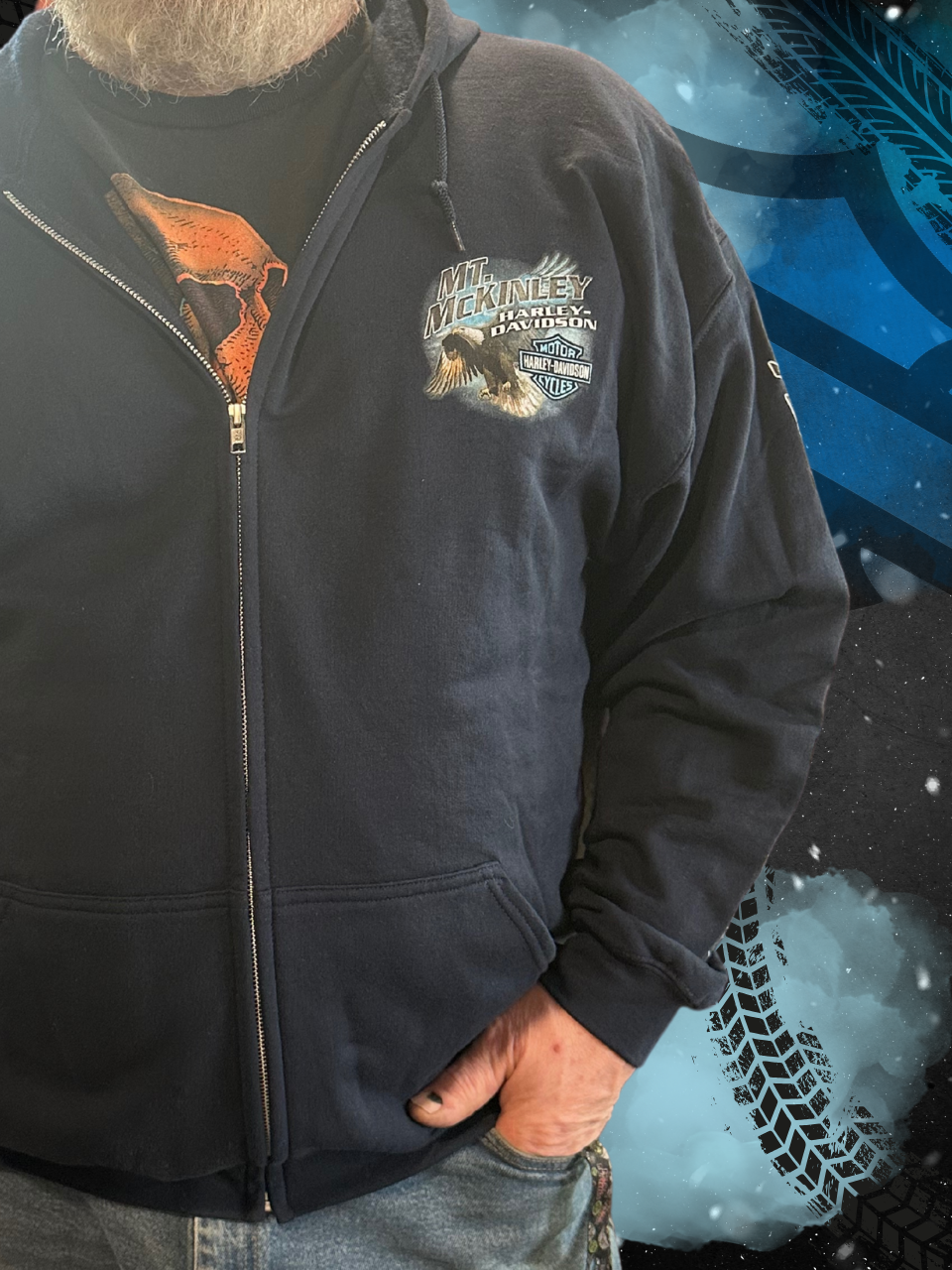 Wildlife Highway Zip Hoodie