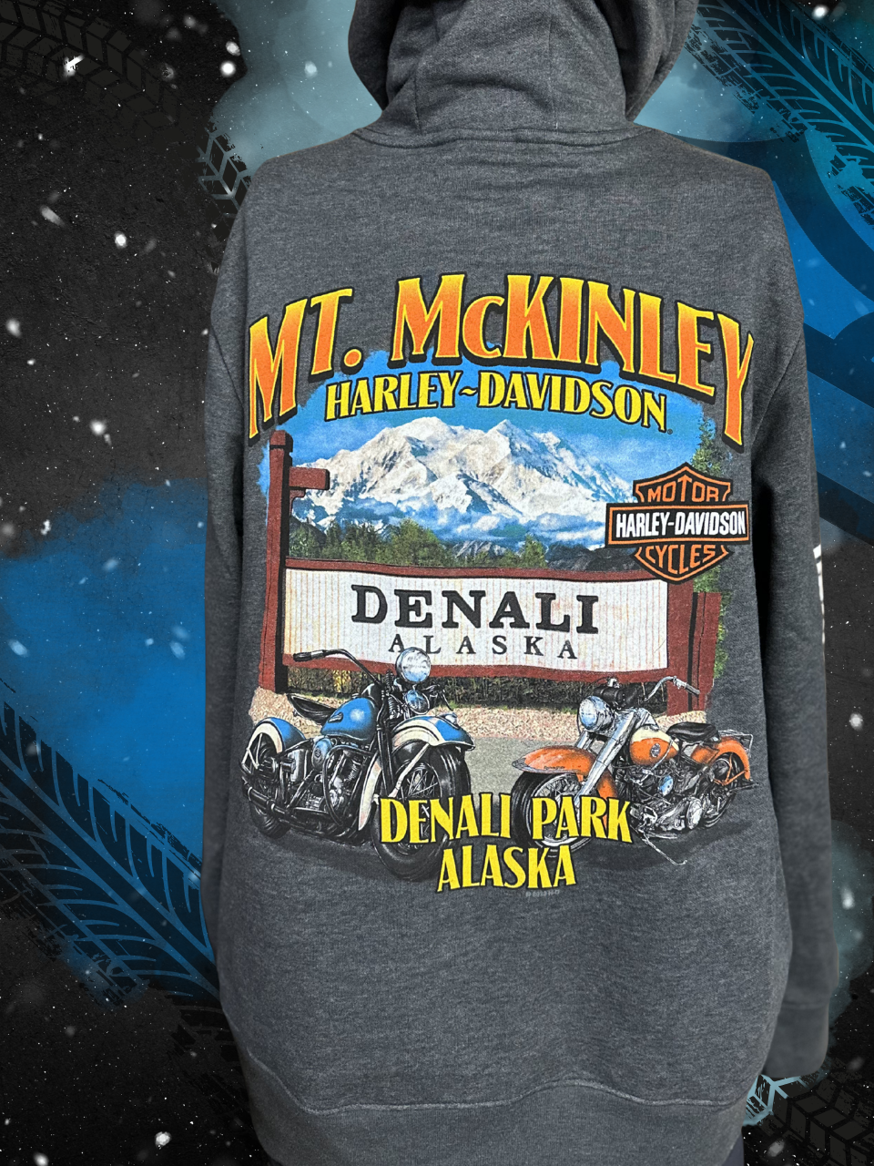 Bar & Shield Bandana Hoodie - Denali Sign Post Men’s