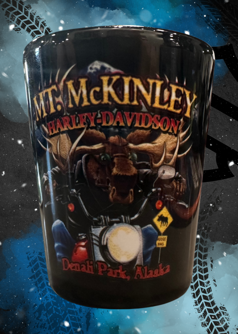 Moose on MC Shot Glass
