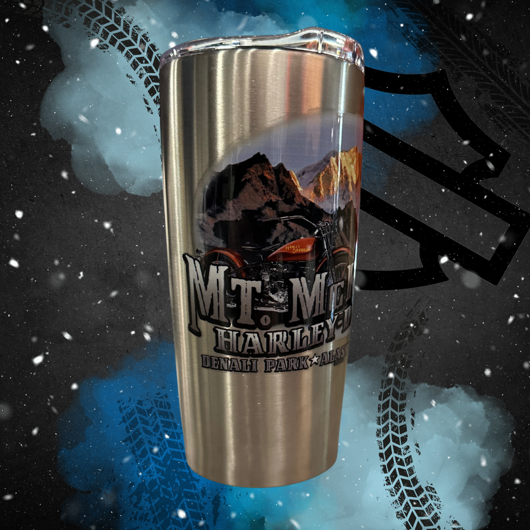 MC & Mountains 20oz. Travel Mug