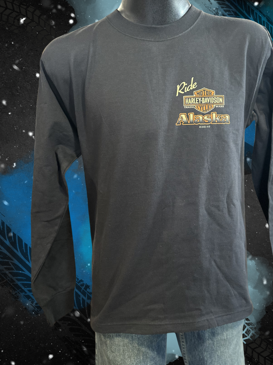 Harley Ride Patrol Pin-up Long Sleeve