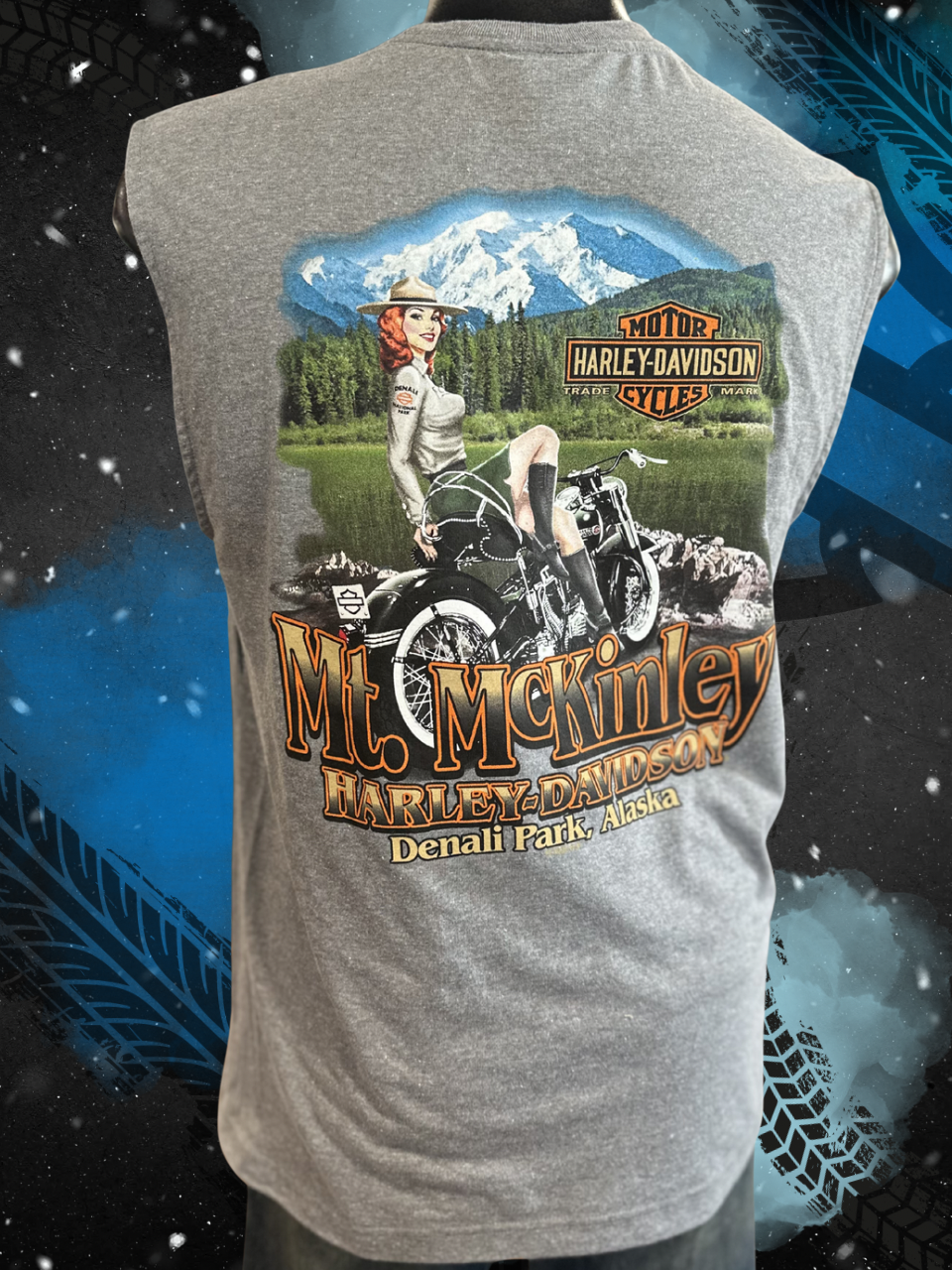 Harley Ride Patrol Pin-up Sleeveless