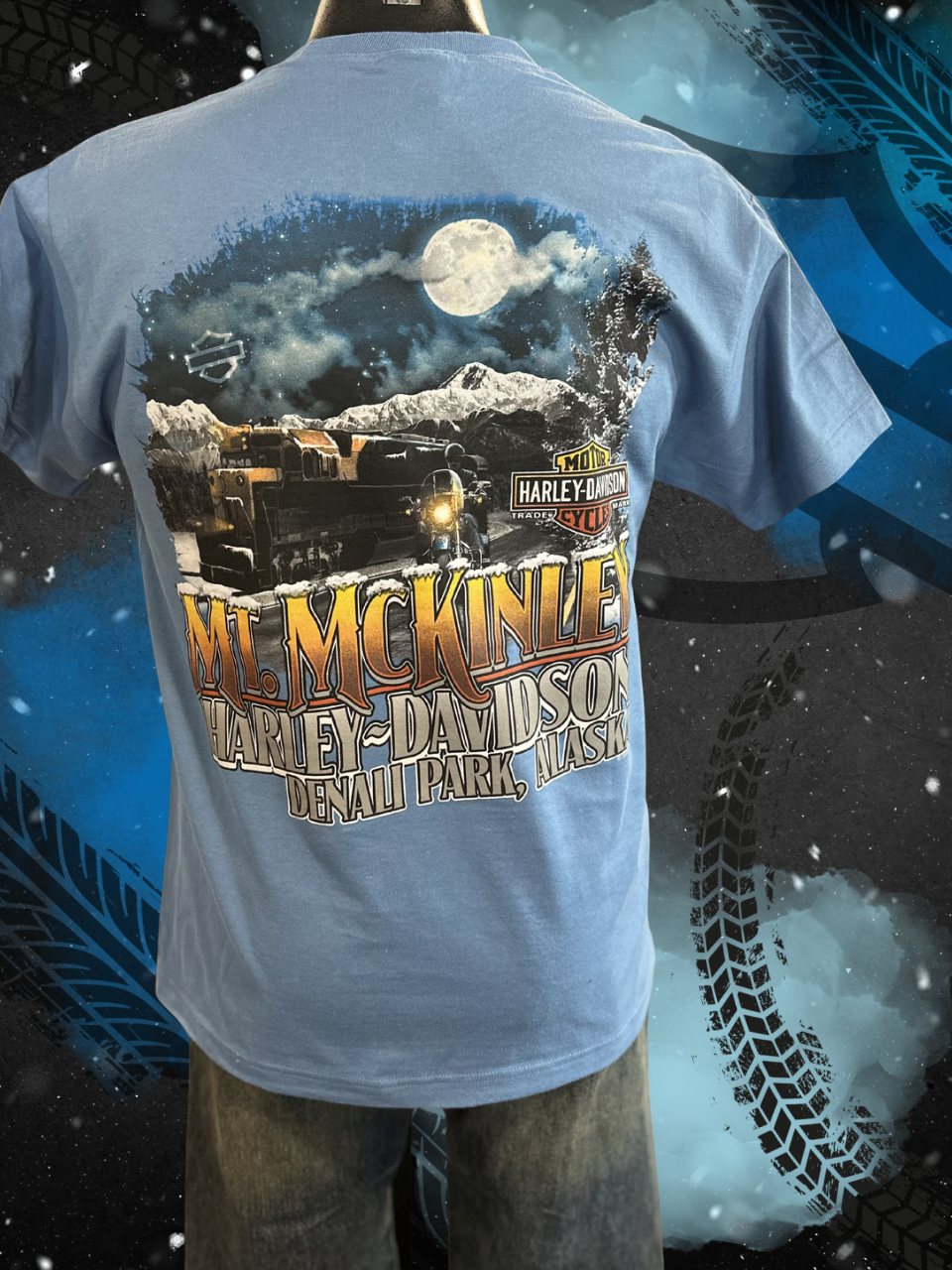 Winter Night Train Short Sleeve
