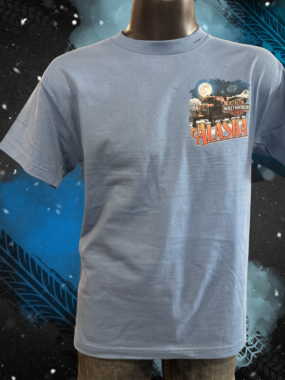 Winter Night Train Short Sleeve