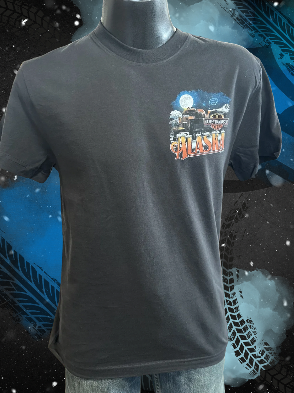 Winter Night Train Short Sleeve
