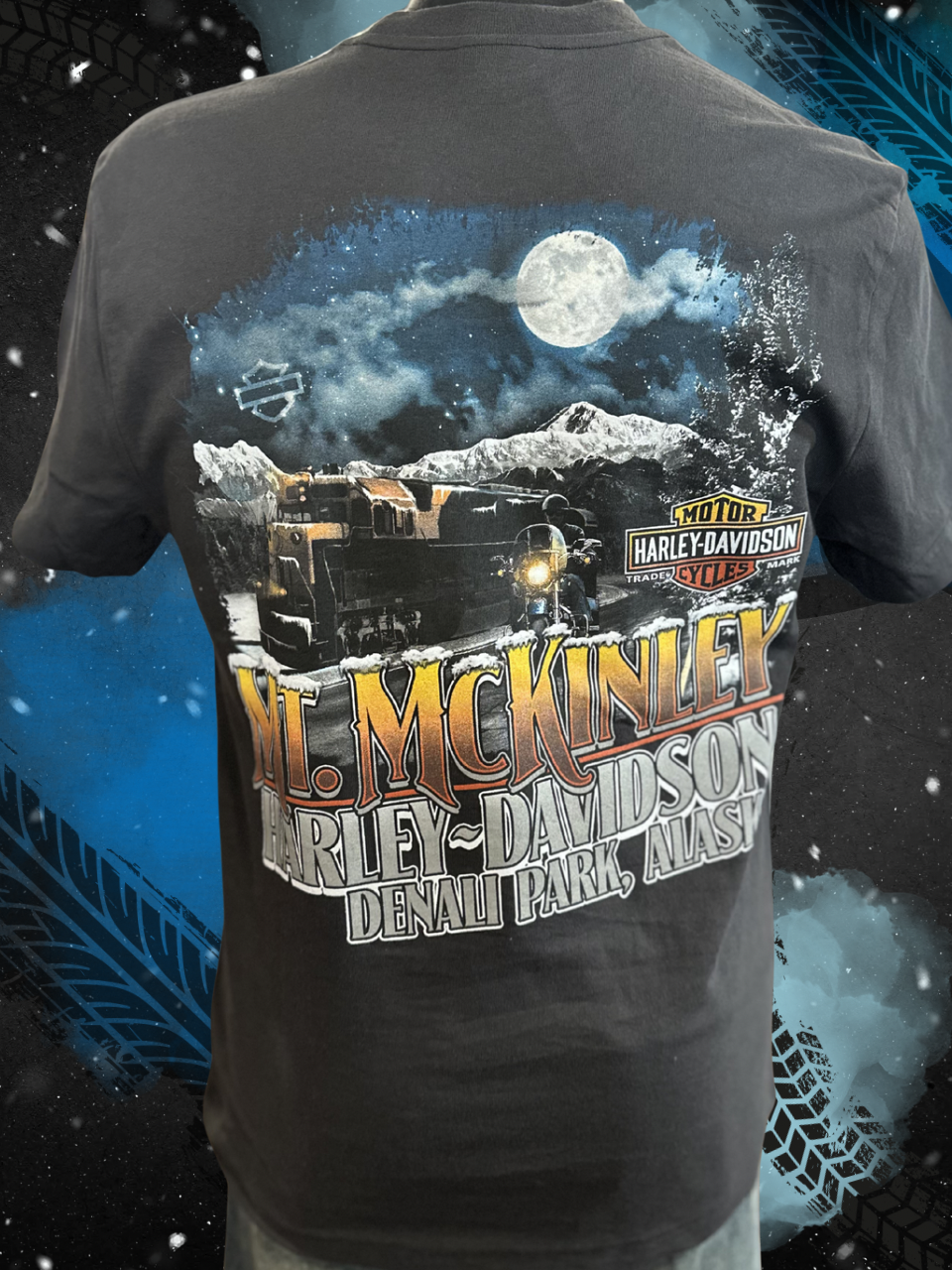 Winter Night Train Short Sleeve