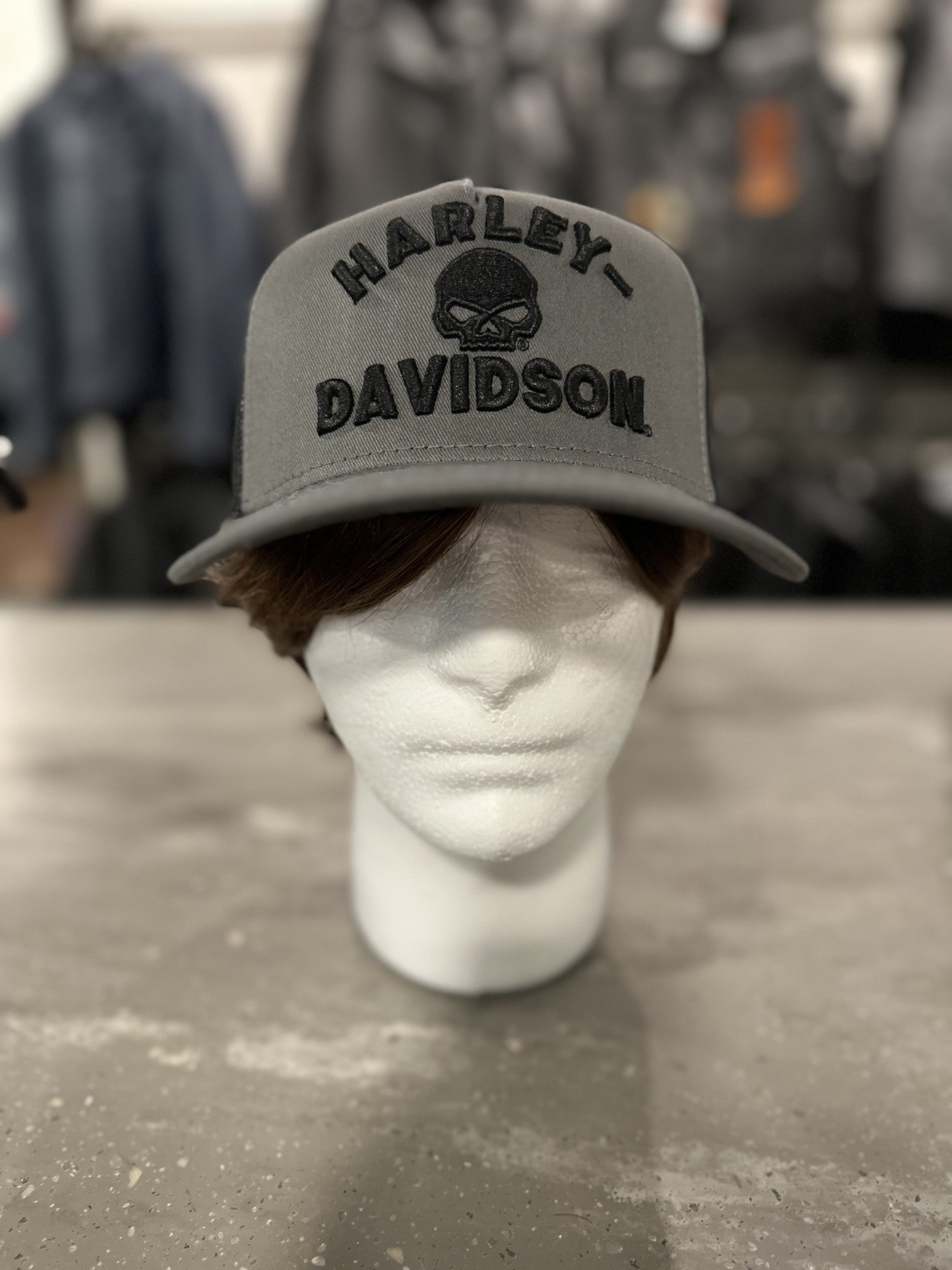 CUSTOM HARLEY-DAVIDSON- GATE ARCH TRUCKER HAT
