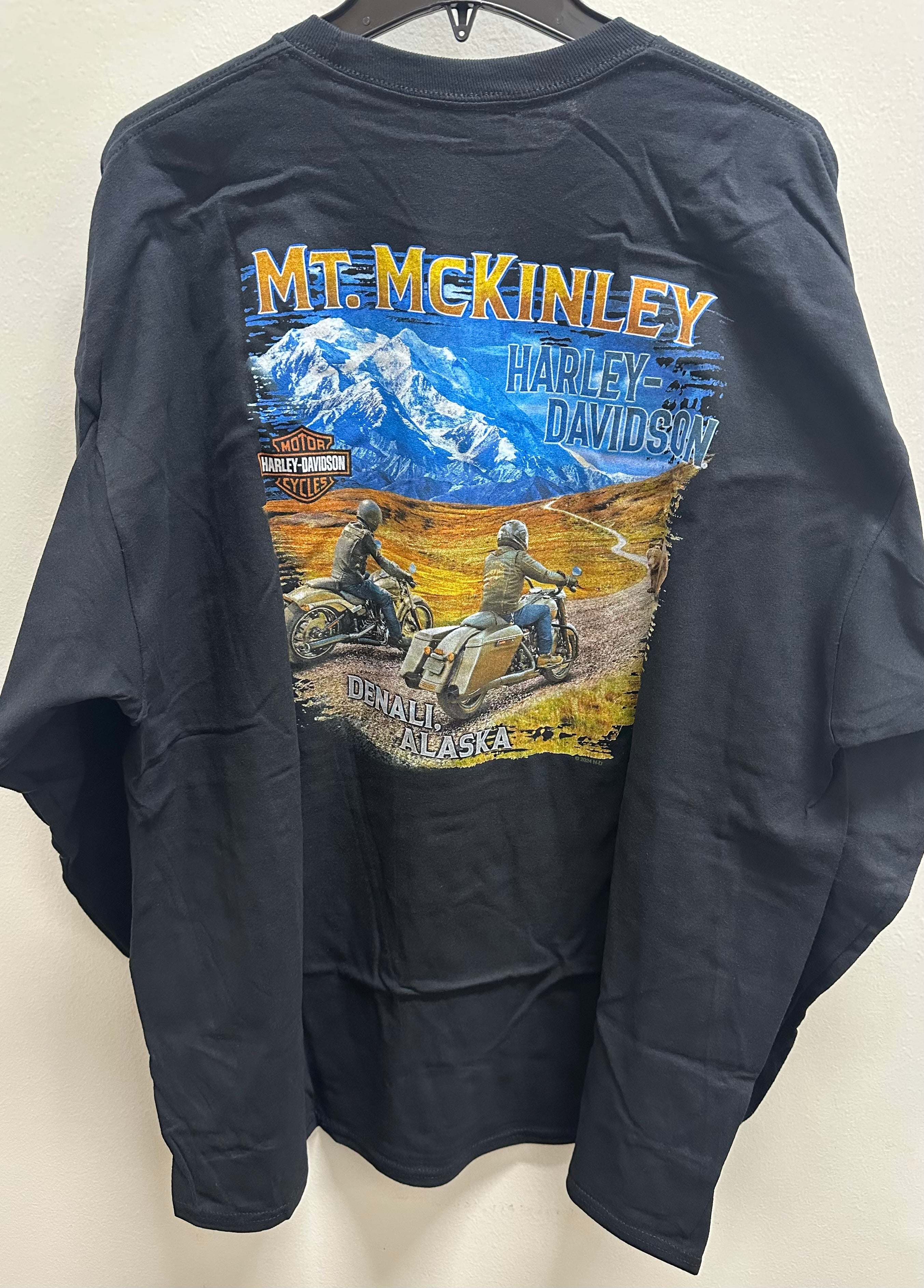 ANTLER WILDLIFE LONG SLEEVE - BLACK – Mt. McKinley Harley-Davidson