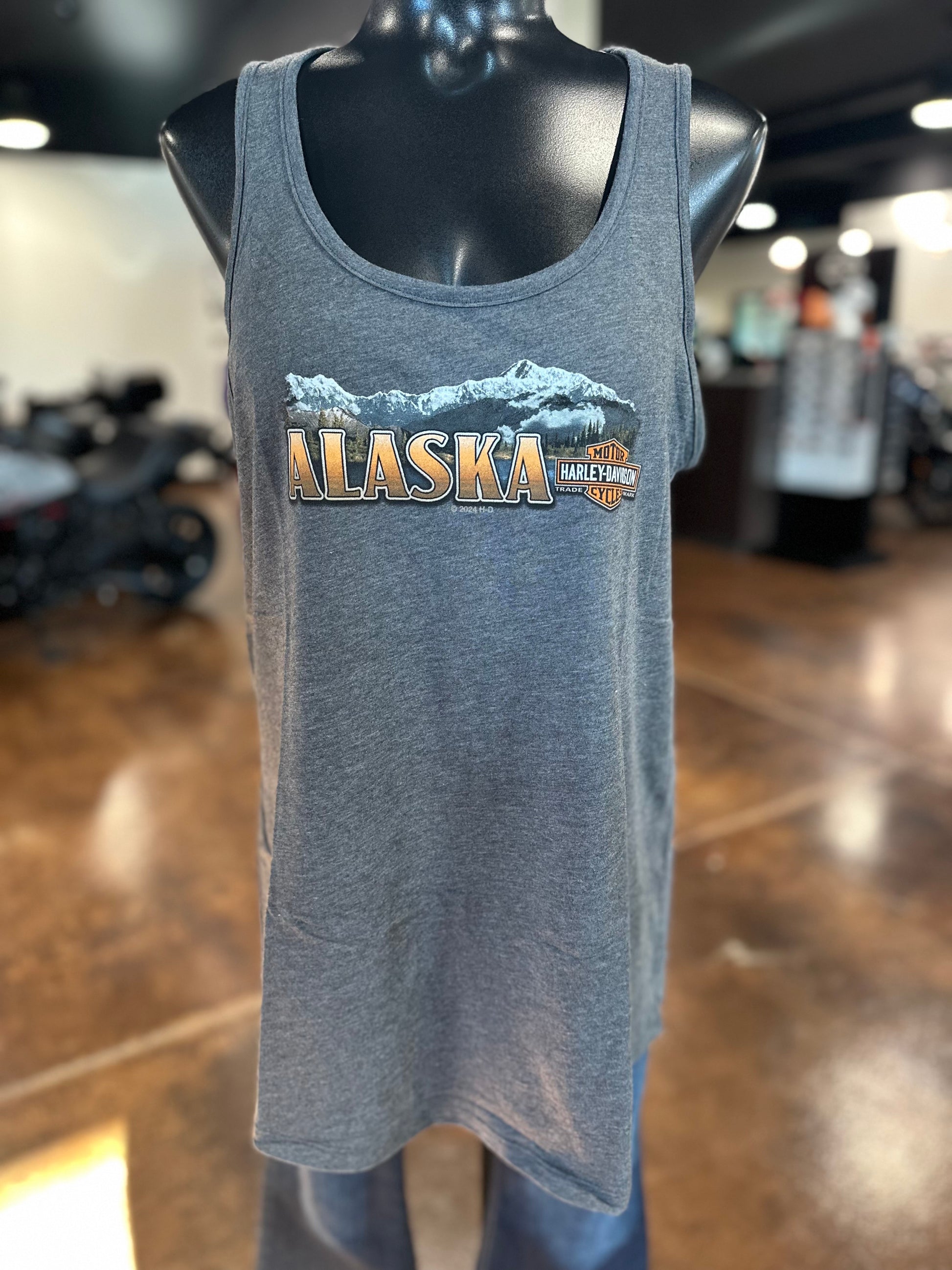 WILDLIFE LAKE TANK - HEATHER CHARCOAL