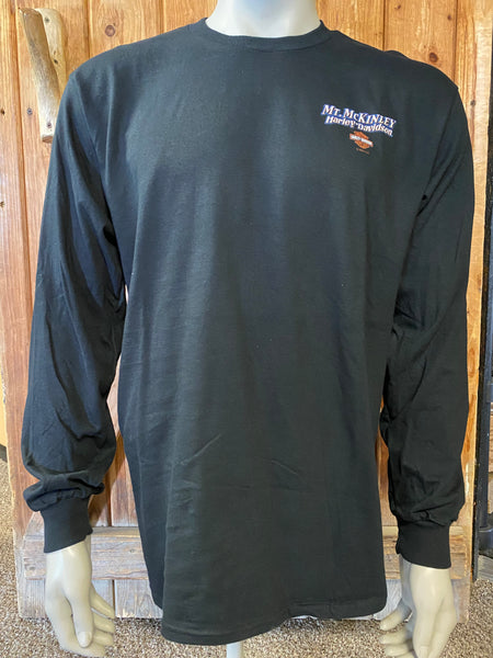 MCKINLEY MOOSE - LONG SLEEVE MENS - BLACK