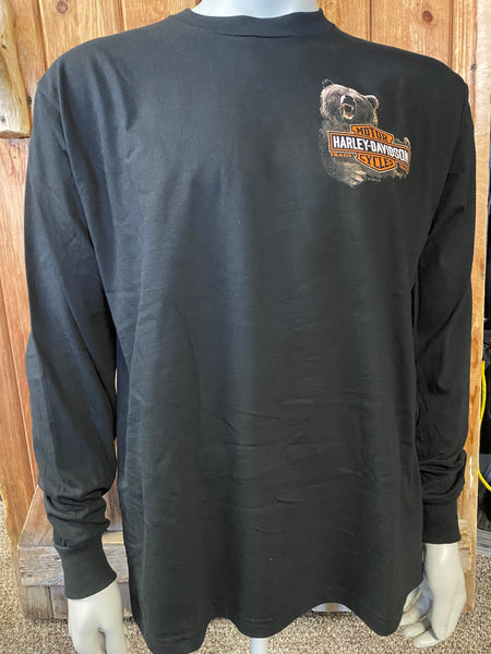 GRIZZLY M/C MOUNTAIN LONG SLEEVE - BLACK