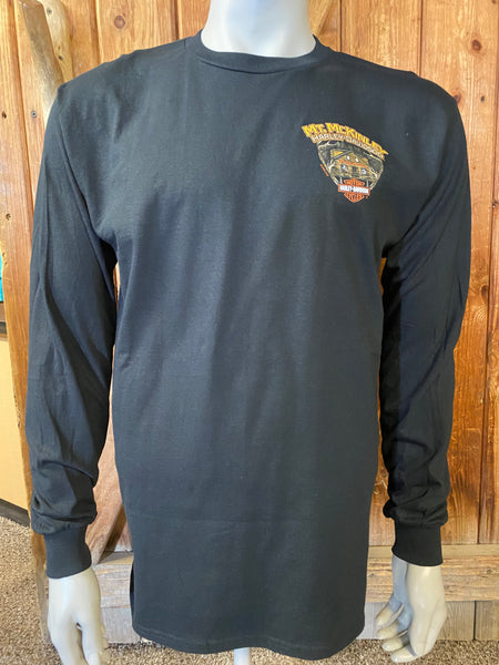 ANTLER WILDLIFE LONG SLEEVE - BLACK