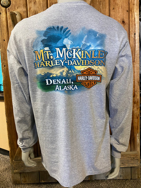 MCKINLEY EAGLE - LONG SLEEVE MENS - GREY