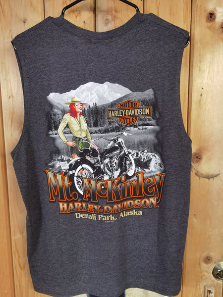 HARLEY PATROL SLEEVELESS - HEATHER GREY