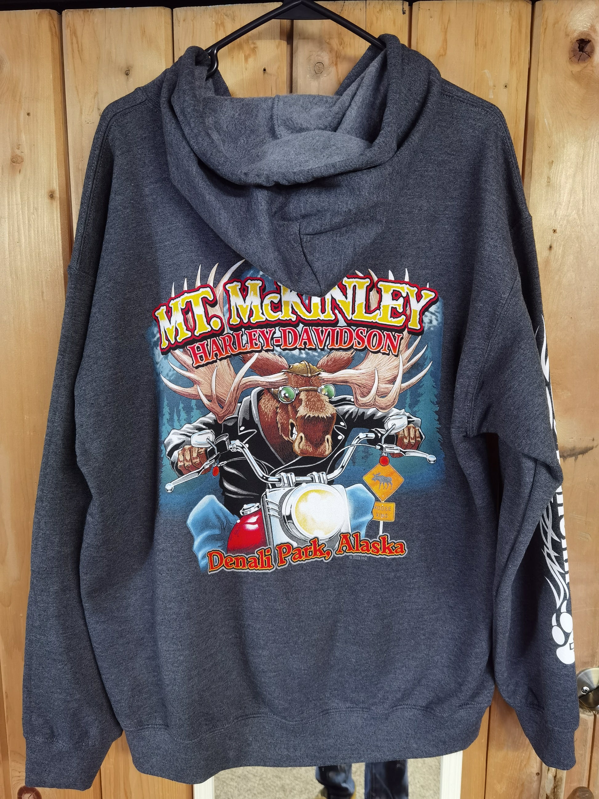 MOOSE ON MC- ZIP HOODIE MENS