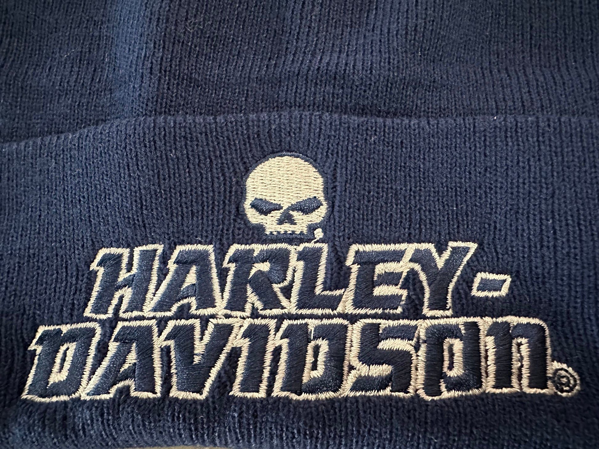 Custom Harley-Davidson Cuffed Virtual Beanie