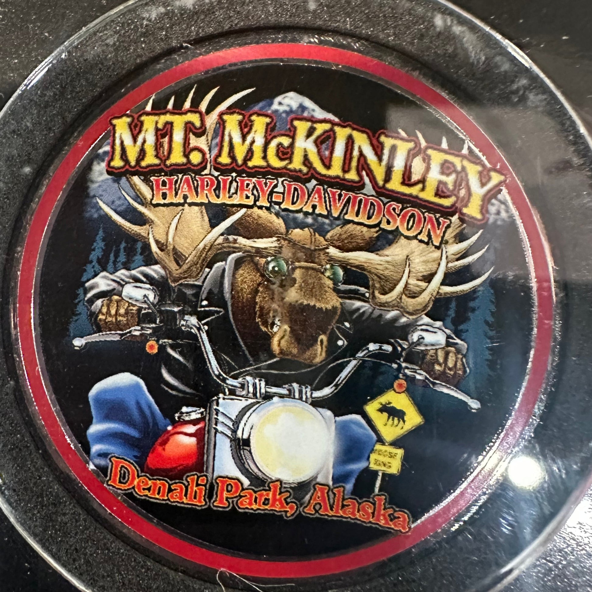 Mount. McKinley Challenge Coin - Moose on MC