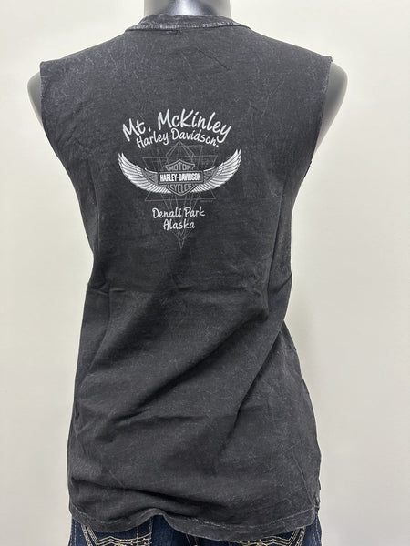 WMNS SLEEVELESS - IN SPACE - WASHED BLACK