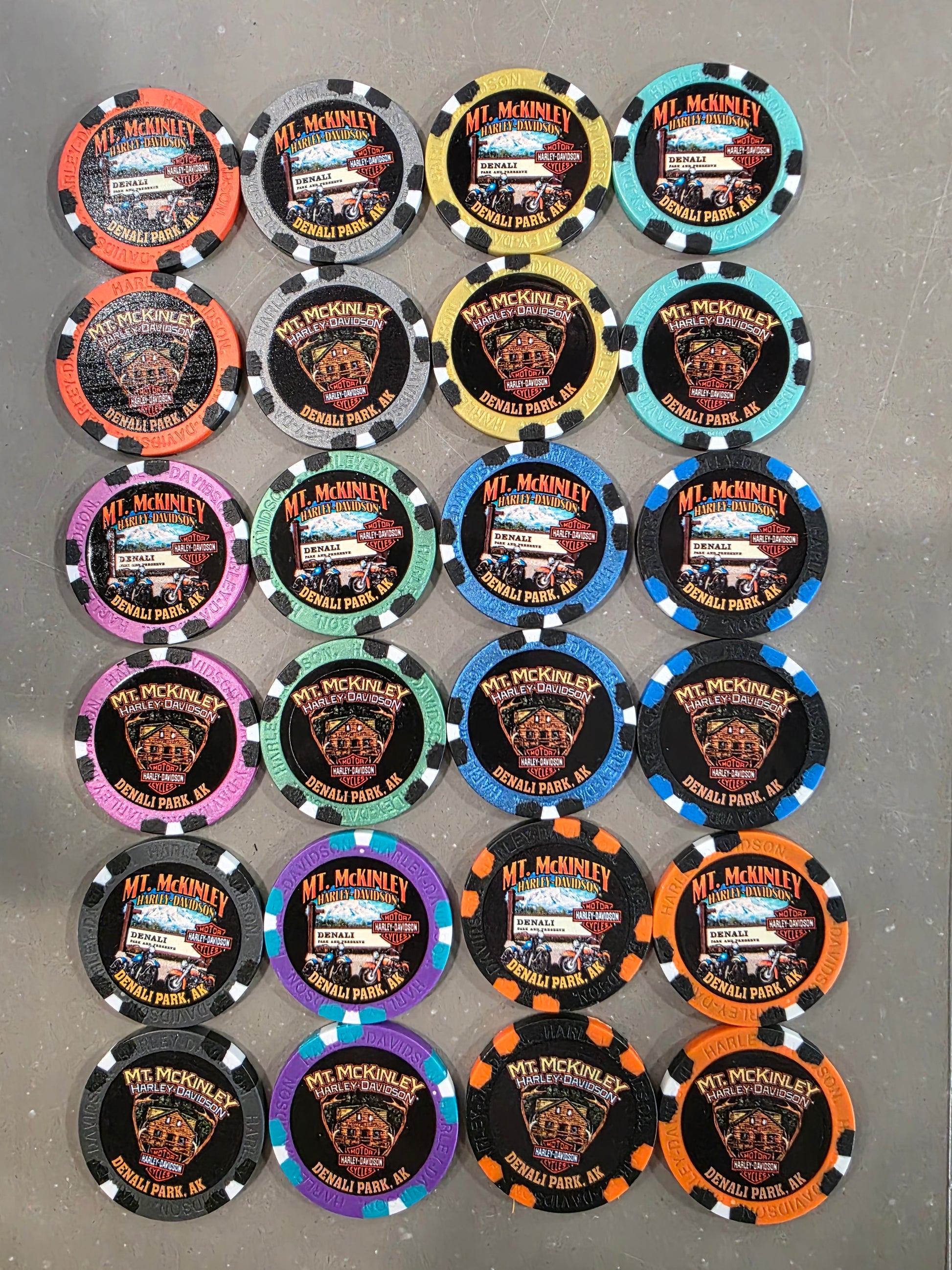 Mt. McKinley Custom Poker Chips